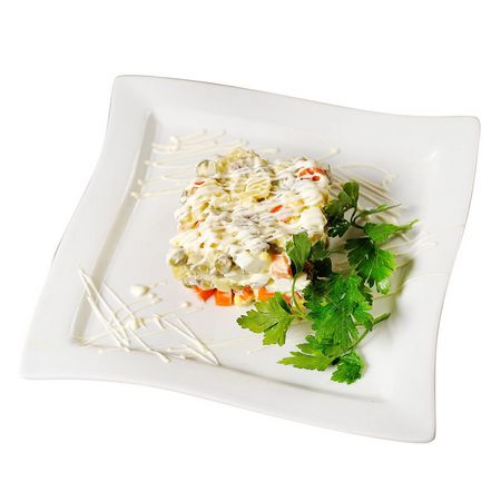 Salad with olive. And do you know everything about him?
