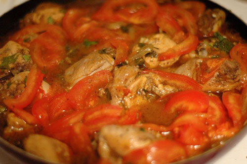 Chahokhbili from chicken: how to cook