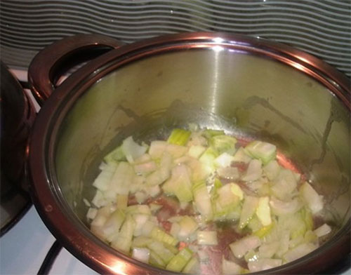 Slice onions and carrots Slice onions and carrots