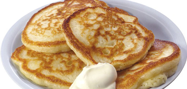 Wonderful pancakes with yogurt