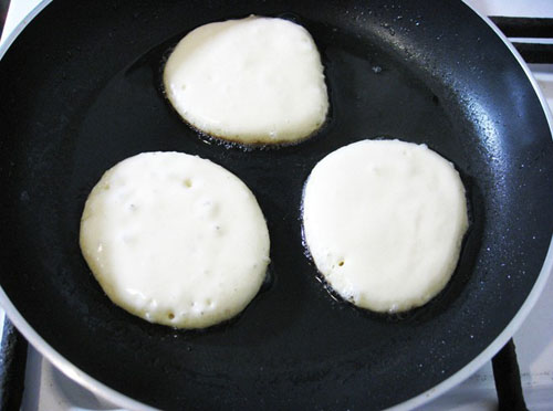 Wonderful pancakes with yogurt