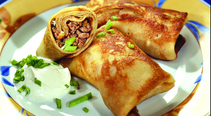 Cooking secrets: recipes for the most delicious stuffed pancakes with photos and videos
