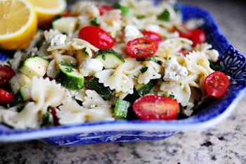 recipe for an interesting salad with zucchini