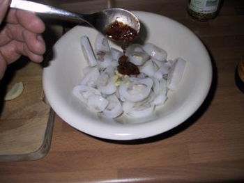 Lovely, light salad in the Mediterranean style 