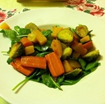 Picture of a recipe for a simple and tasty salad