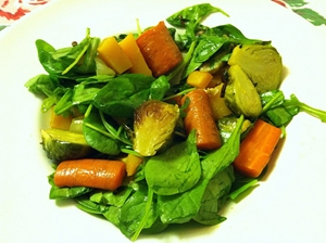 Picture of a recipe for a simple and tasty salad