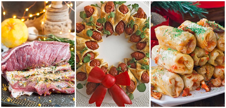 Hot for the New Year 2017 - step-by-step recipes with photos of delicious first and second dishes