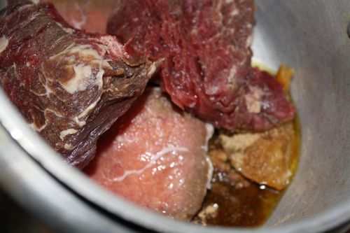 Recipe for beef with prunes in the multivark - step by step with the photo