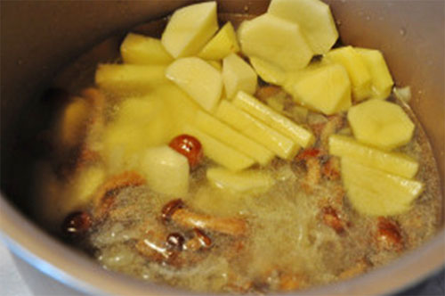 Put the potatoes Put the potatoes