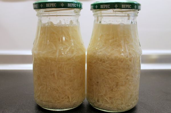 Pickled horseradish for the winter
