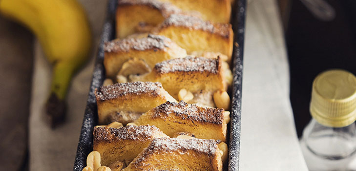 Gourmet recipe: toast in creamy sauce