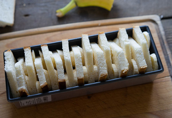 Gourmet recipe: toast in creamy sauce