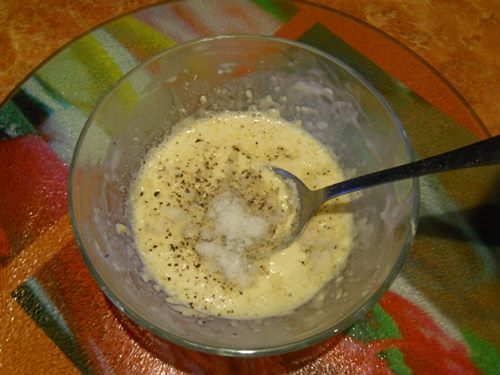 Pork in a creamy sauce in a multivark