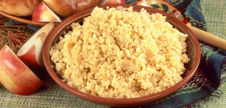 millet porridge porridge in a bowl