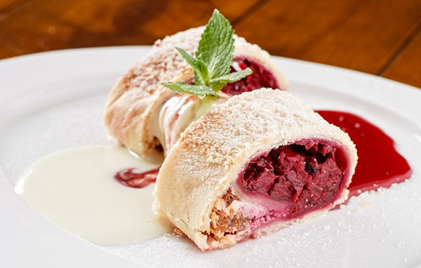 How to bake a cherry strudel: a recipe for baking with juicy cherries and fragrant cinnamon