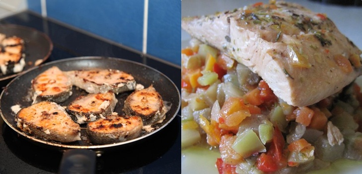 How to cook pink salmon? Recipes of juicy and soft pink salmon in the oven with sour cream