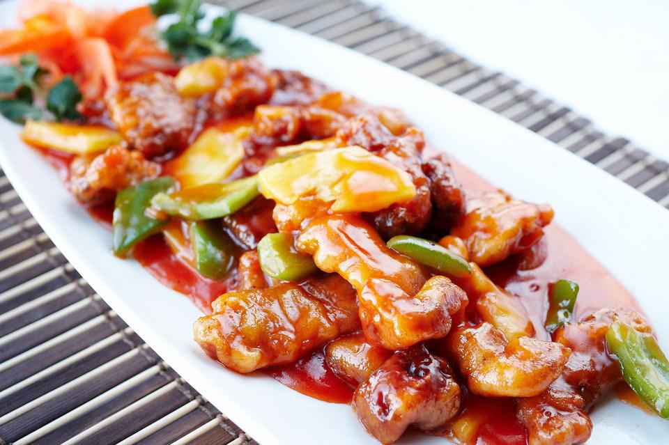 a dish of meat