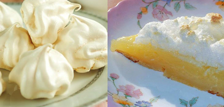 How to cook meringue, a delicious recipe with a photo