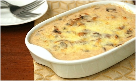 dish with julienne