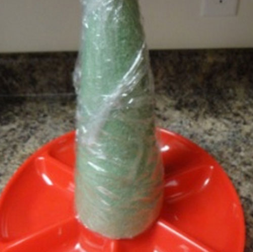Wrap it with food film.