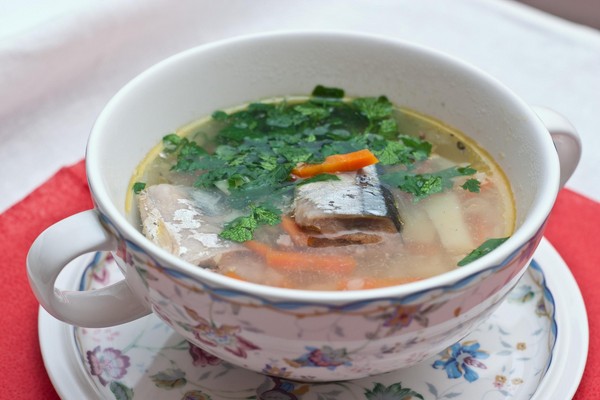 Soup from canned saury: tasty and useful recipes