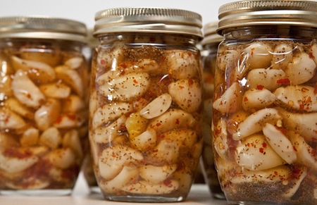 How to pick garlic for the winter - photo recipe for pickled garlic