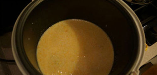 Wheat millet with pumpkin