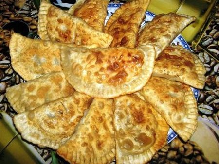 Caucasian pies with meat - chebureks
