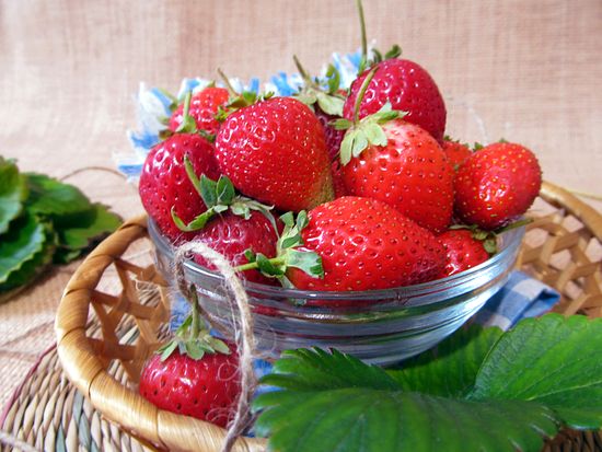 The recipe for strawberries in its own juice