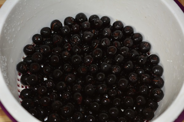 Compote from chokeberry ashberry