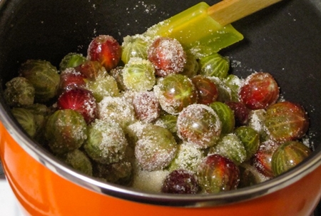 Compote of gooseberries with orange for the winter - how to close, photo recipe