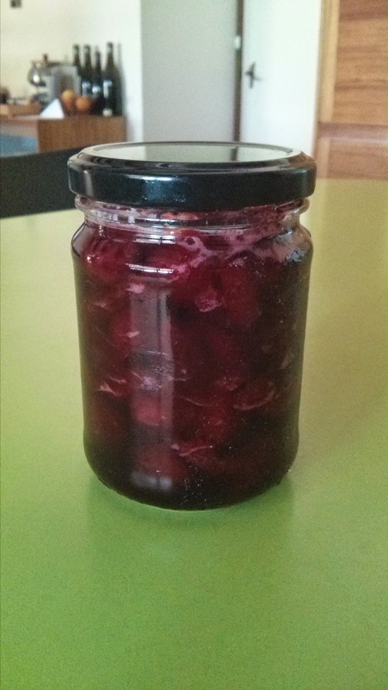 Fragrant compote from cherry for the winter - recipe