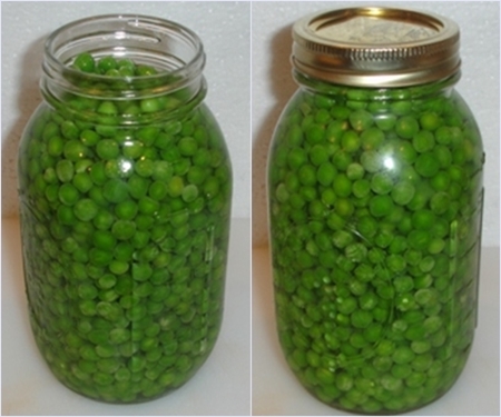 Preservation of peas in the home for the winter - a recipe with a photo