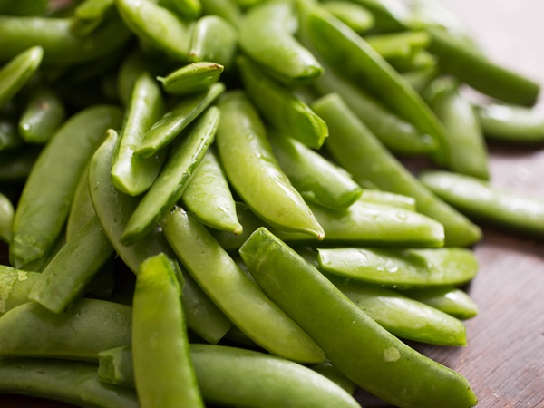 Green peas, canned for the winter at home