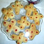 Crosses - a traditional baptismal cookie