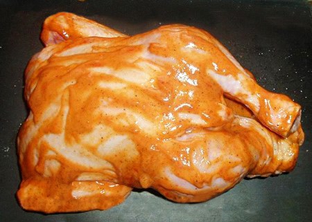 smoked sauce chicken chicken greased
