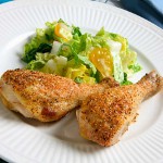 Chicken legs in the oven