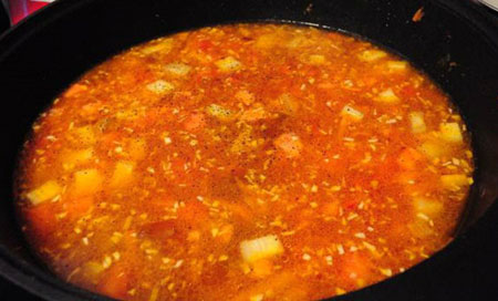 Lagman - recipe in Uzbek