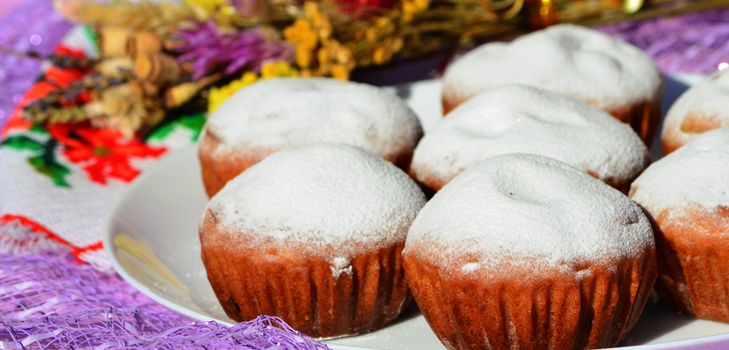 Step-by-step recipe for muffins with prunes