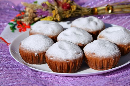 Step-by-step recipe for muffins with prunes