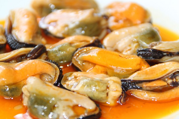 Marinated mussels