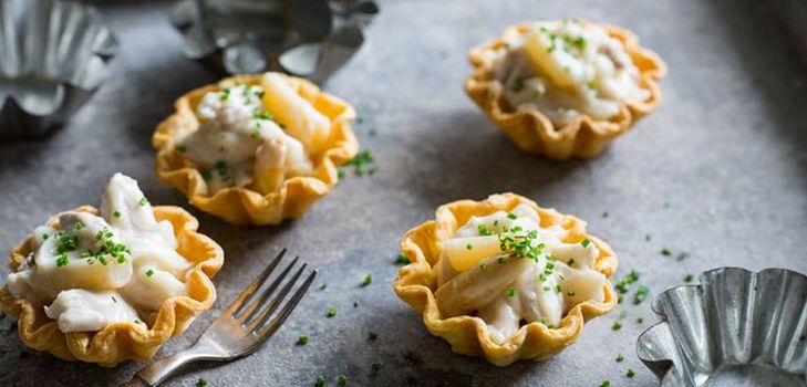 Varieties of fillings for tartlets
