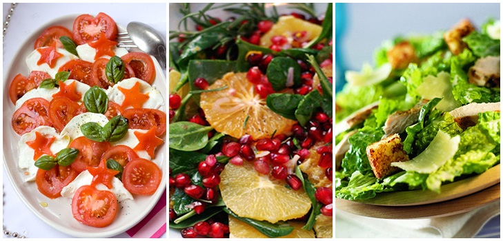 New Year salads - recipes simple, inexpensive and delicious for the New Year 2017 Cock with photo