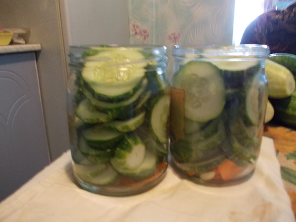 Tasty cucumbers with garlic for the winter