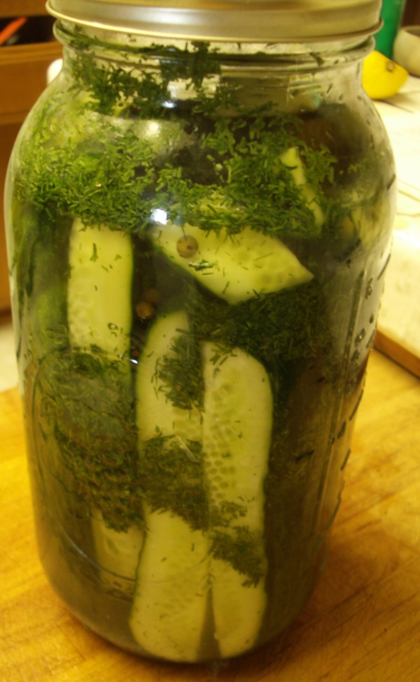 Tasty cucumbers with garlic for the winter