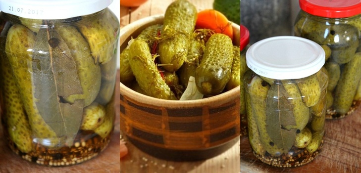 Cucumbers with mustard for the winter in cans, recipes with photo