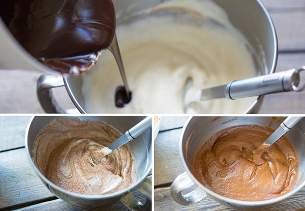 The original recipe: chocolate cake-mousse