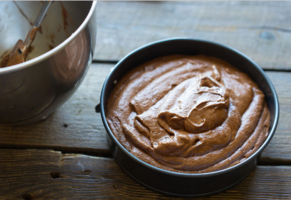 The original recipe: chocolate cake-mousse