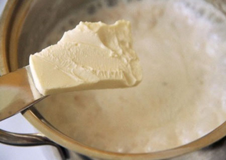 Oatmeal in milk