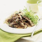Liver with mushrooms